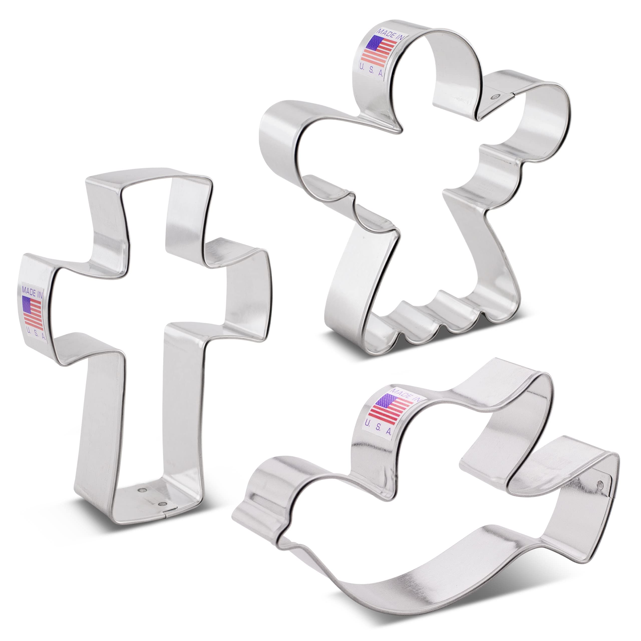 Conjunto religioso de Ann Clark para galletas navideñas en familia.
