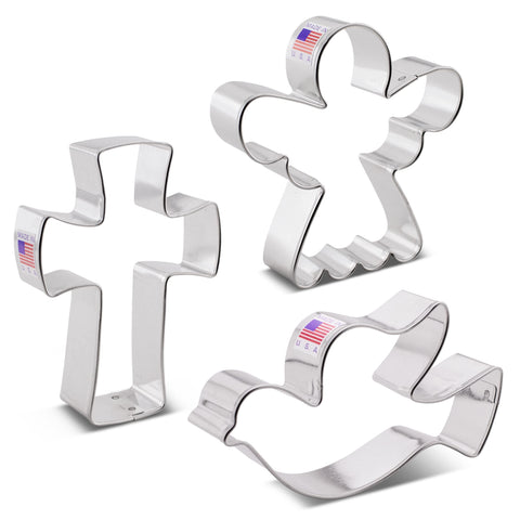 Conjunto religioso de Ann Clark para galletas navideñas en familia.