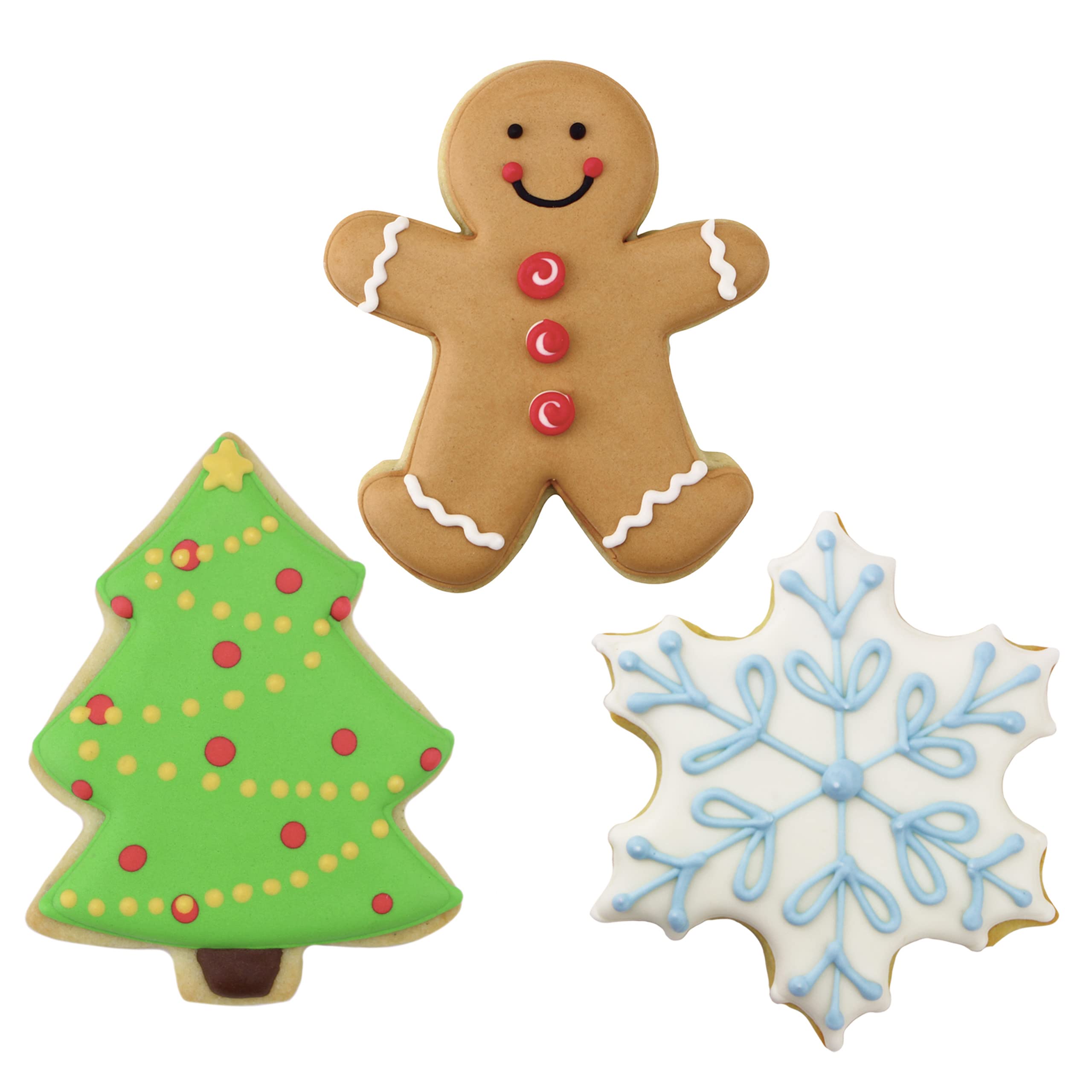 Ann Clark Cookie Cutters copo de nieve: ideal para decoraciones navideñas y masas.