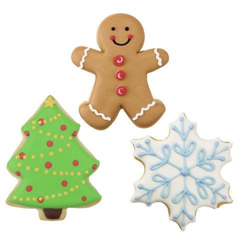 Ann Clark Cookie Cutters copo de nieve: ideal para decoraciones navideñas y masas.