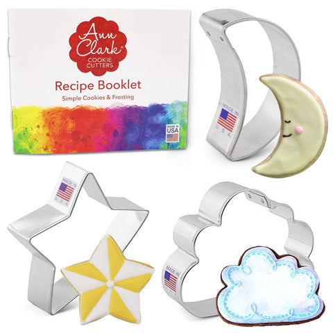 Ann Clark Celestial estrella: cortador de galletas para diseños brillantes y festivos