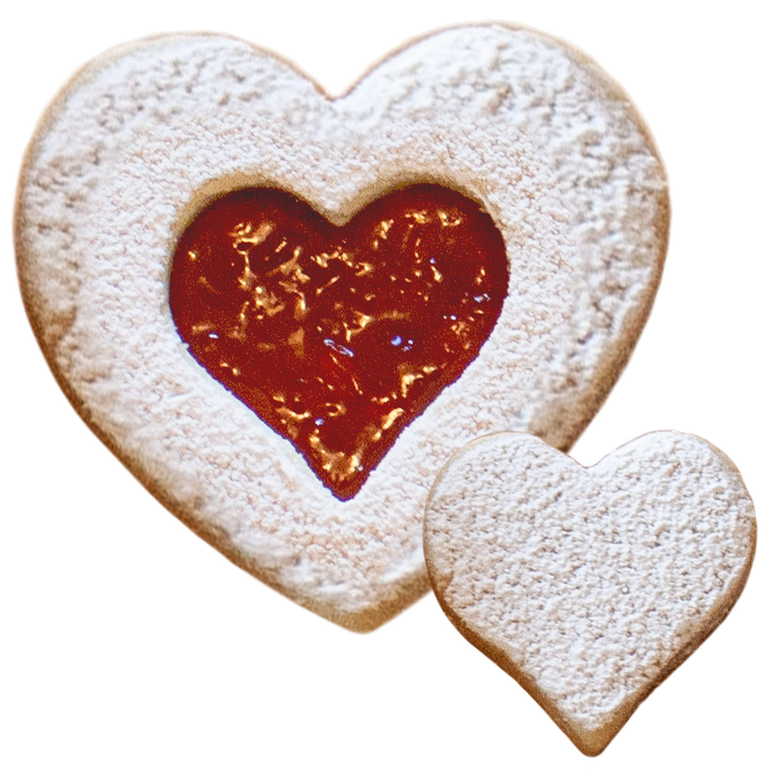 Cortador Linzer de 4 pulgadas de Ann Clark para corazones.