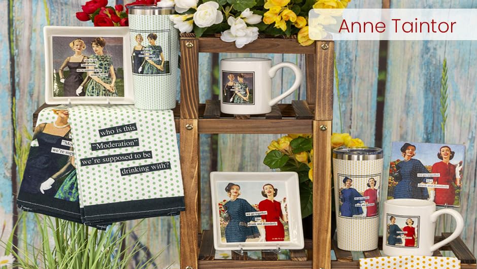 Servilletas Anne Taintor protegen las mesas durante reuniones y fiestas.