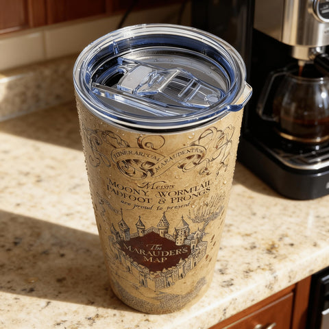 Vaso Annshein con base compatible portavasos, ideal para movilidad diaria en coche.