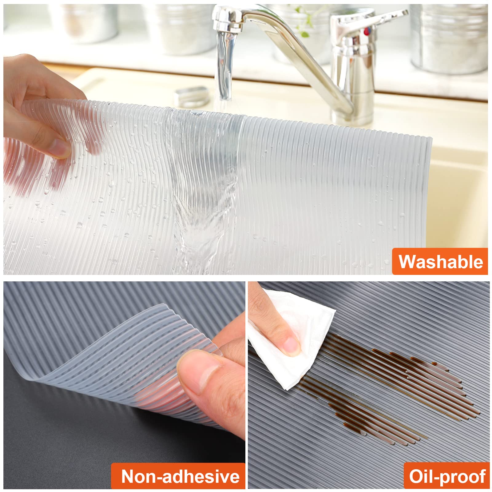 Anoak corte fácil para cajones y estantes, adapta el liner.