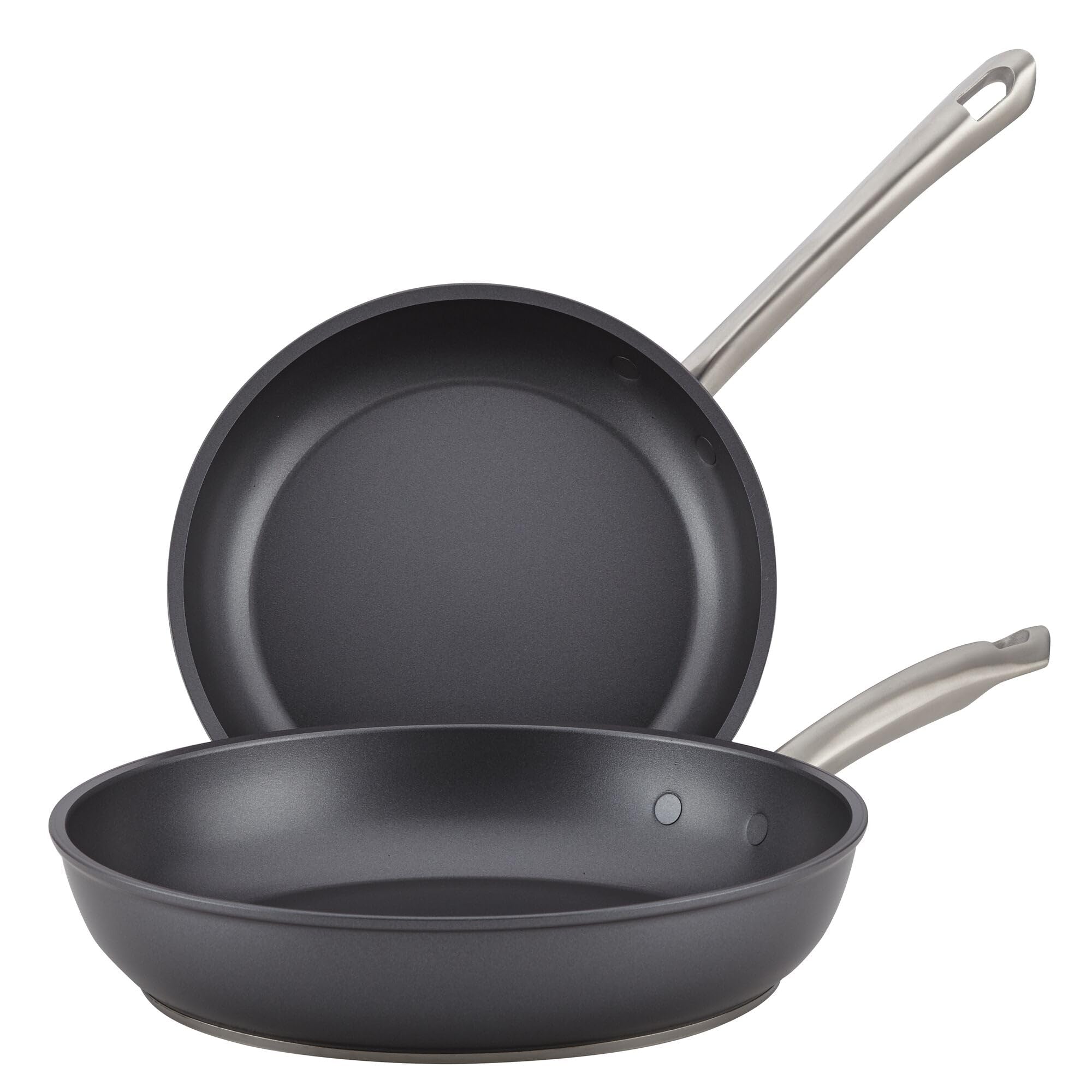 Conjunto de sartenes Anolon Accolade ofrece versatilidad diaria en la cocina.