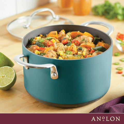 Apta para horno hasta 500 °F con Anolon Achieve.