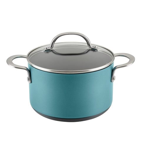 Olla de salsa Anolon Achieve de 4 cuartos para preparaciones rápidas y uniformes.