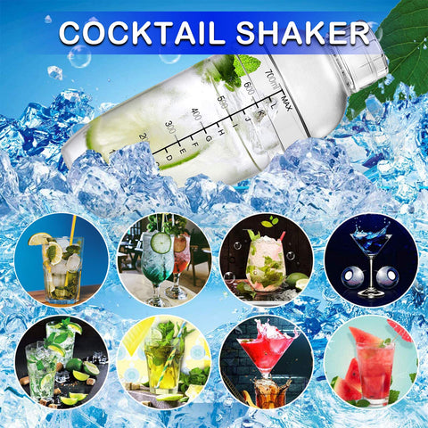 Another dos cocteleras de plástico para practicar en casa.