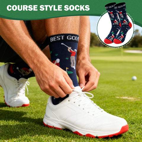 ANOTION calcetines de golf cómodos para sesiones largas