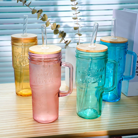 ANOTION jarras cristal diseño nuevo: agarre cómodo y estética moderna