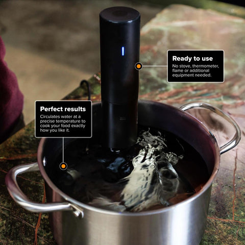Anova Culinary Sous Vide Mini uso práctico en tres pasos para empezar.