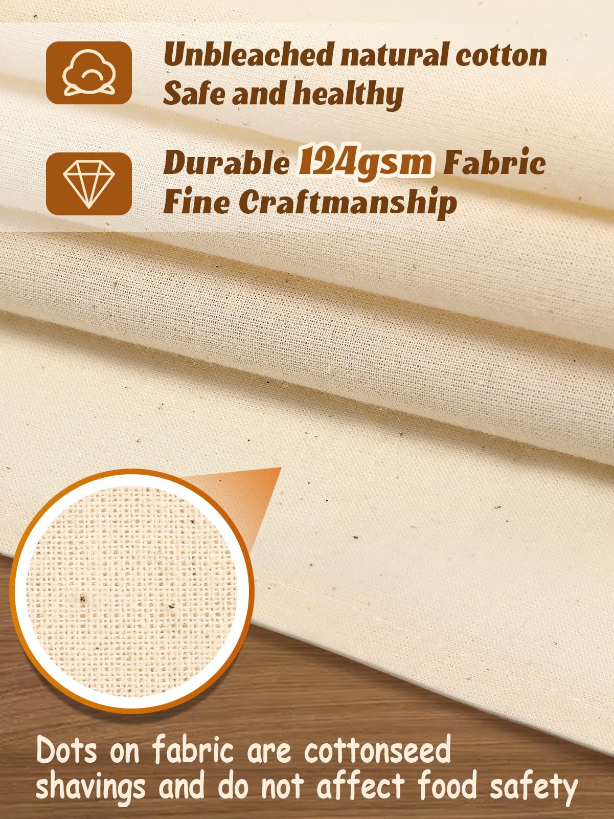 ANPHSIN toallas con costuras dobles, diseñadas para uso prolongado en la cocina.