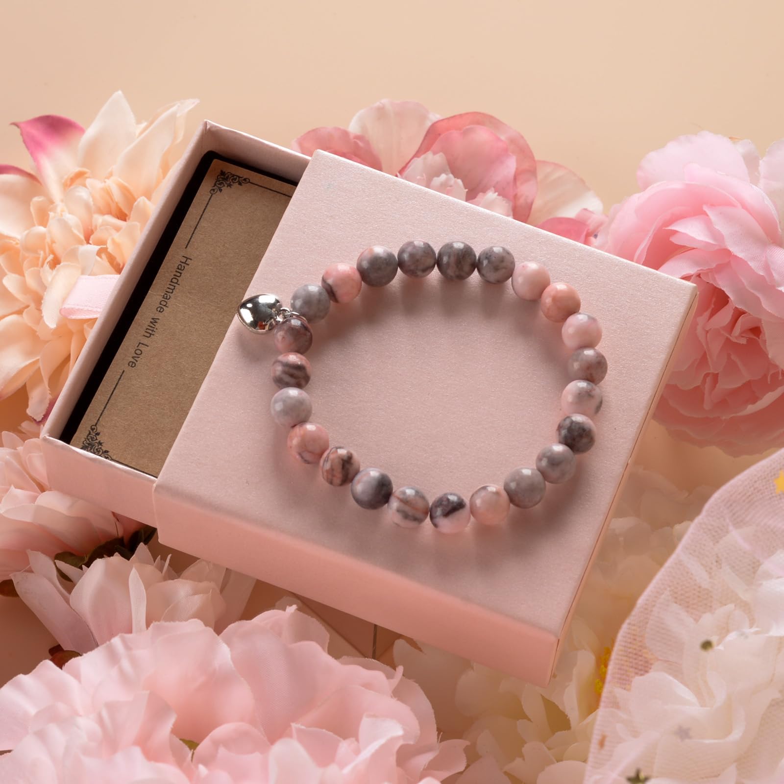 Anforsun espejo de maquillaje floral 40, accesorio elegante.