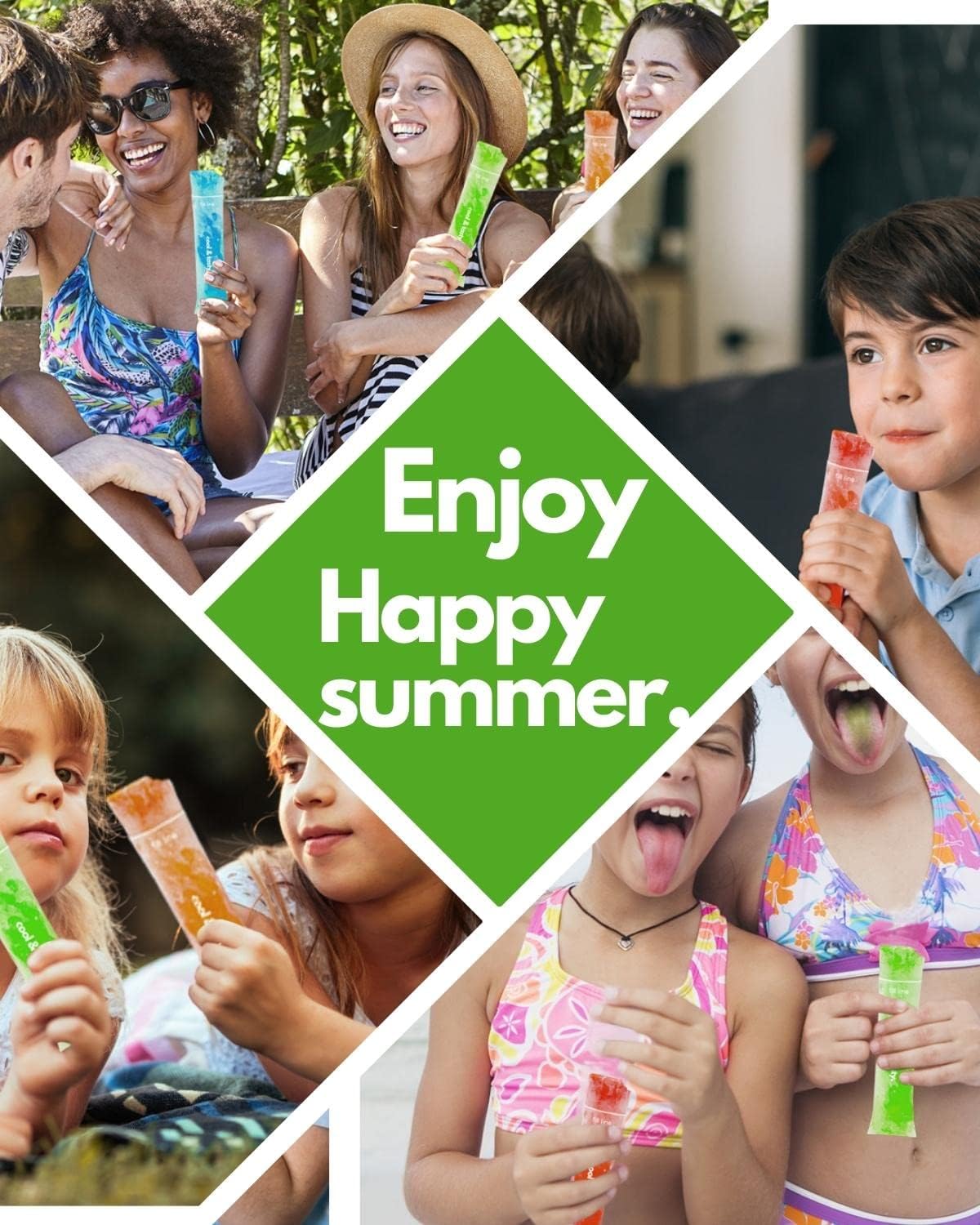 ANSMIO popsicle para llevar, meriendas frías en exteriores.
