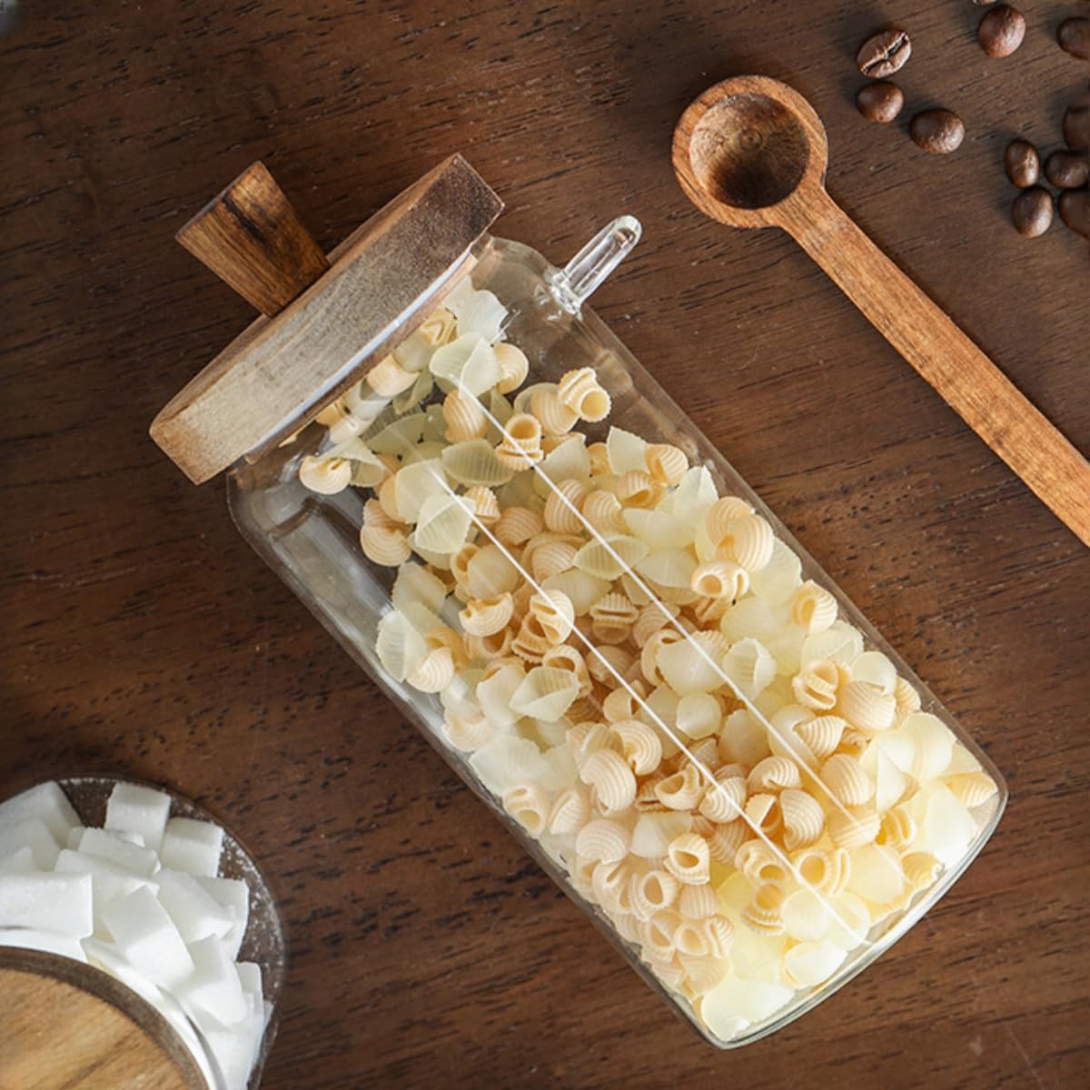 ANSQU frasco versátil para granos, pasta o frutos secos