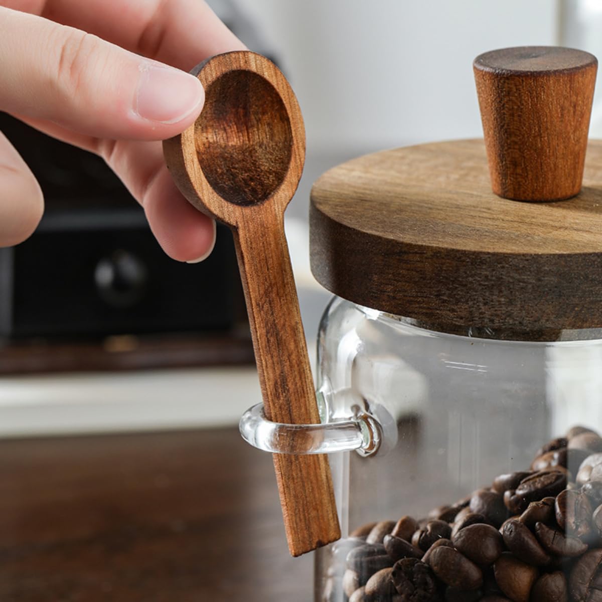 ANSQU ideal para café, granos o aperitivos en la cocina