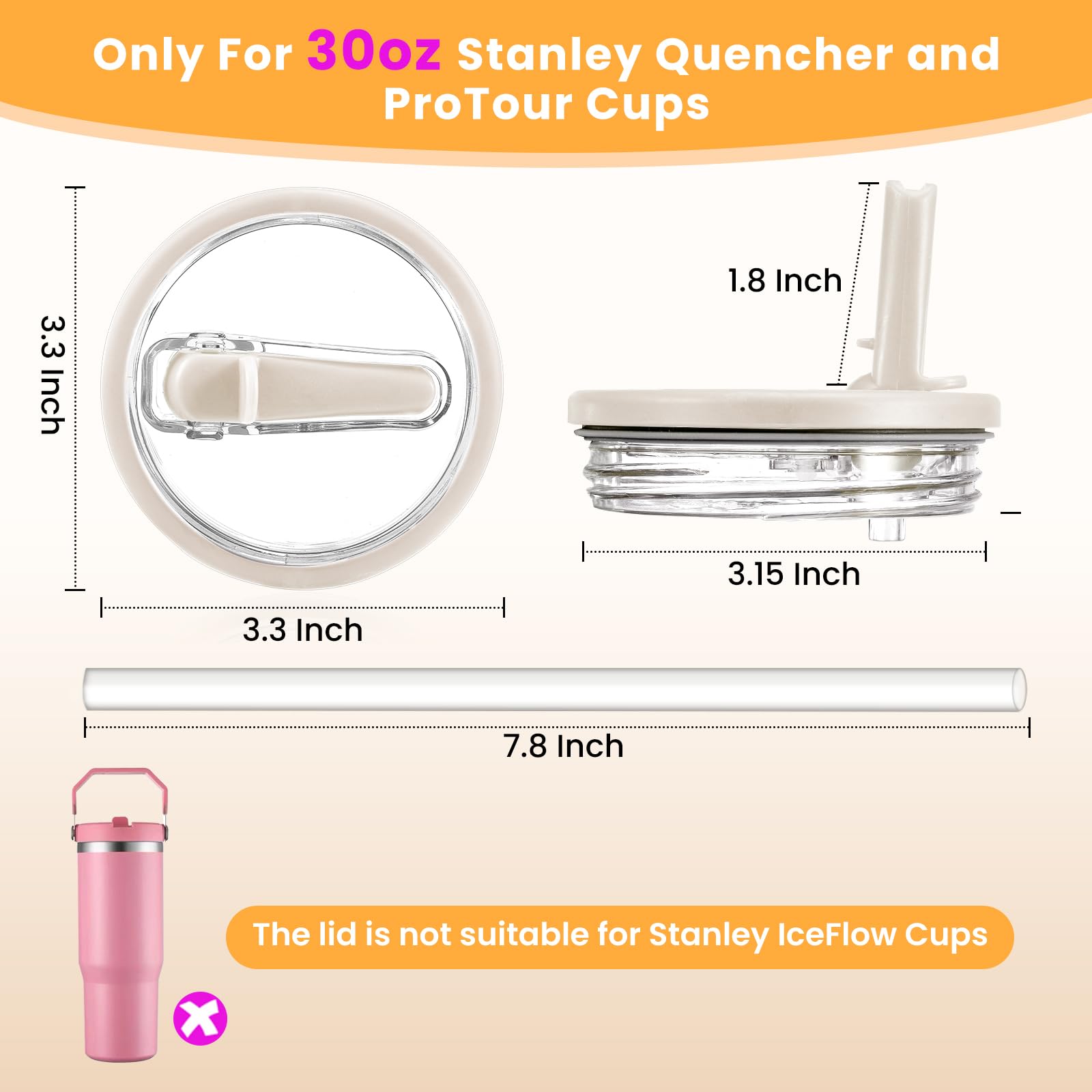 ANTAND pajilla-plegable-30oz crema, diseño higiénico y fácil de limpieza para viajes