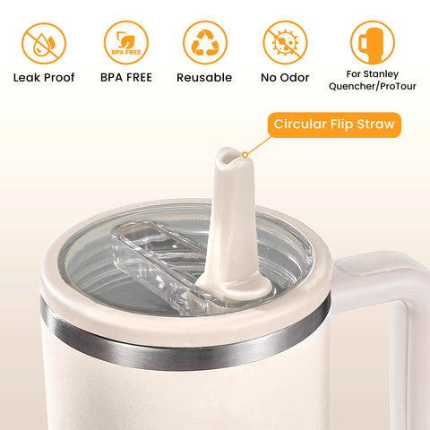 ANTAND tapa 40oz para Stanley Protécción contra polvo y salpicaduras