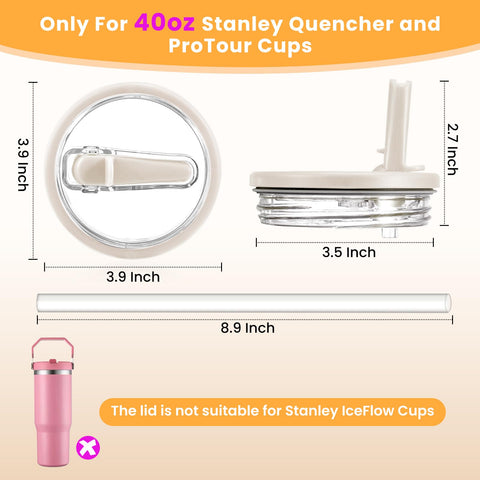 ANTAND tapa 40oz para Stanley ProTour: diseño anti filtración para deporte