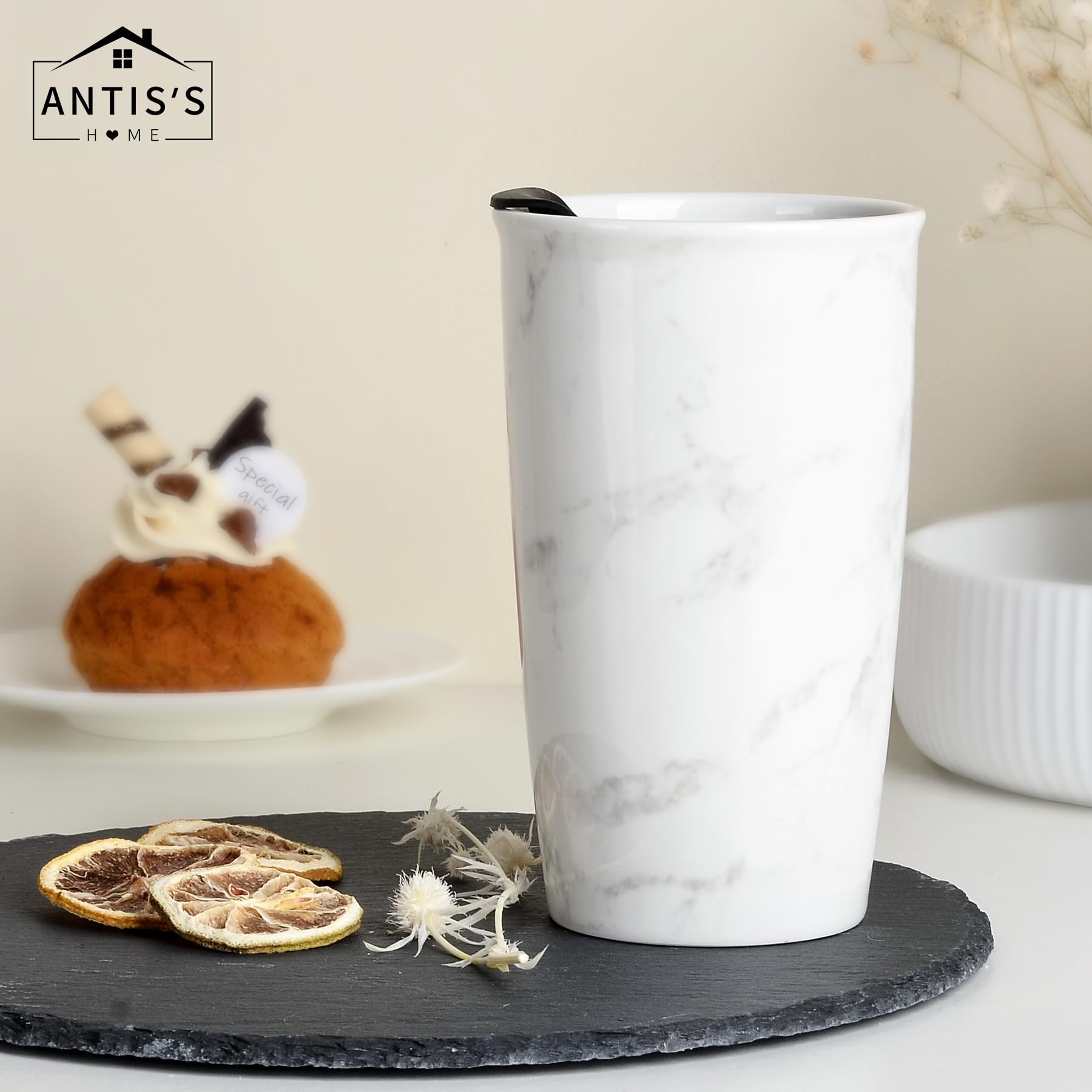 ANTIS'S HOME apto para microondas y lavavajillas para uso diario cómodo