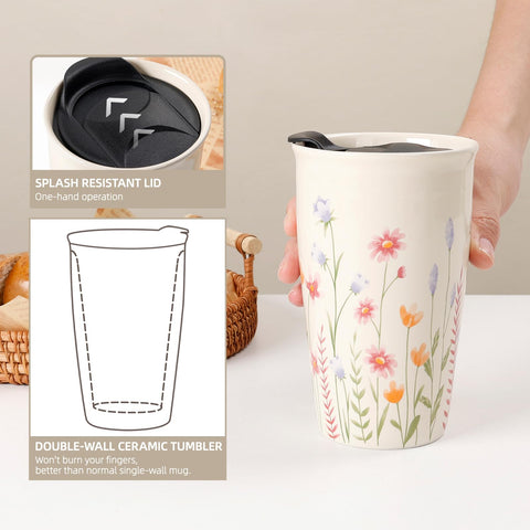 ANTIS'S HOME tapa deslizante anti salpicaduras, libre de BPA para beber