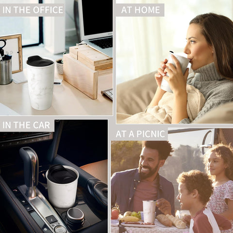ANTIS'S HOME tapa deslizante sin BPA para beber fácilmente y reducir salpicaduras
