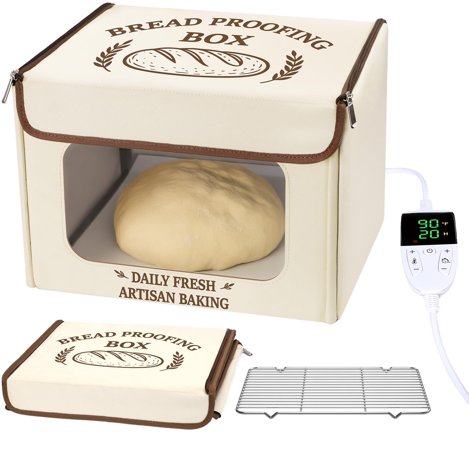 Antner Proofer: ventana frontal para ver masas sin agacharte y monitorear la fermentación.