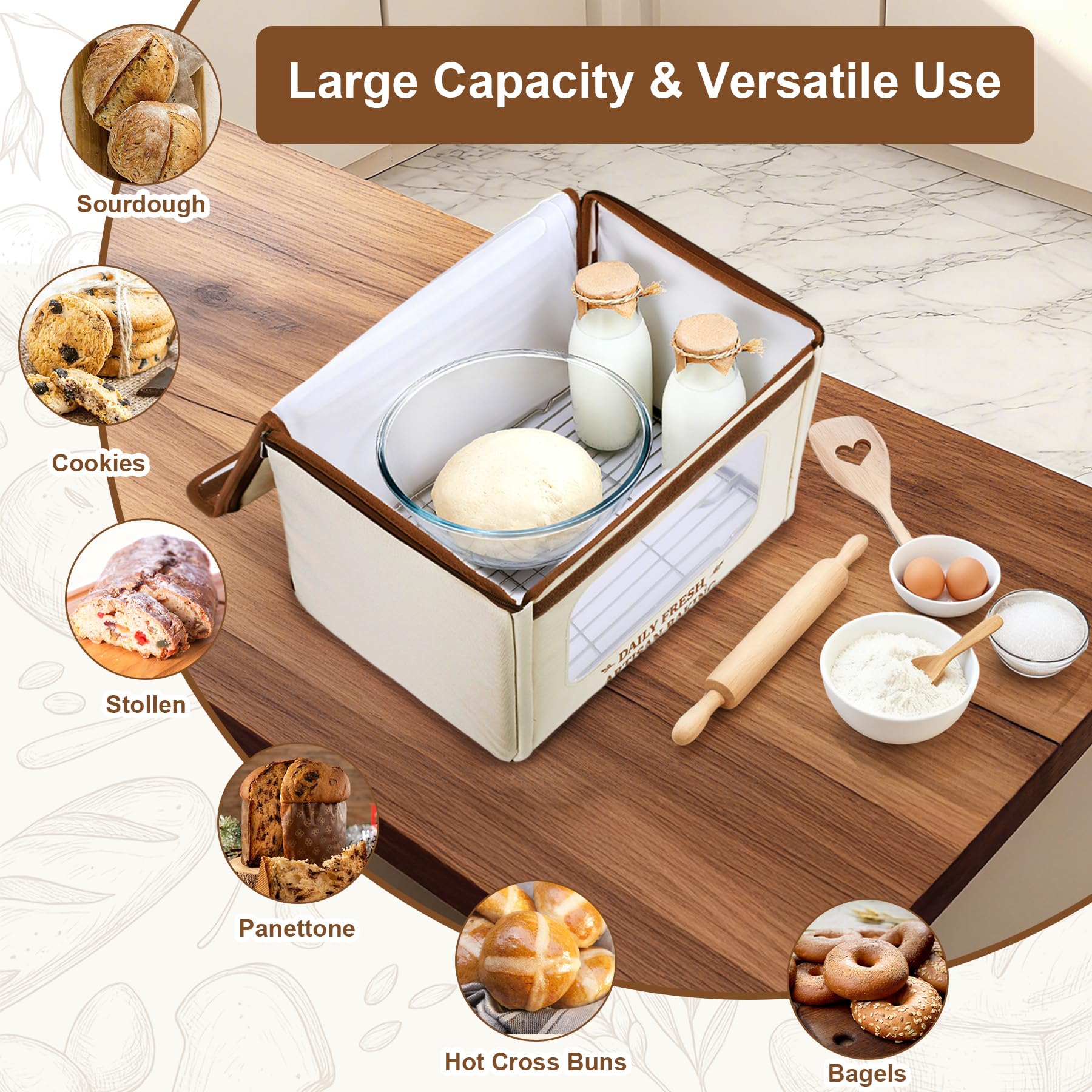 Antner Proofer: gran capacidad para fermentar varias masas a la vez.