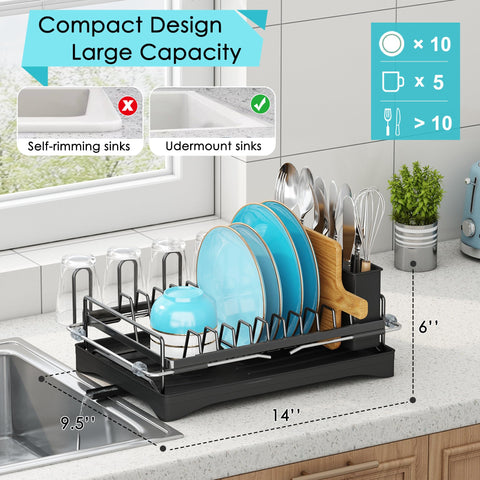 ANTOPY organizador de utensilios removible para ordenar y limpiar fácil