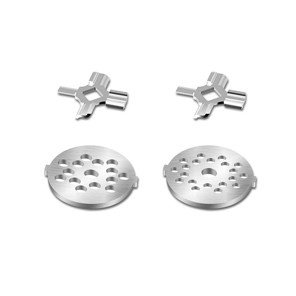 Antree cuchillas de acero inoxidable para molinillo de carne, filo afilado para triturar carne con facilidad
