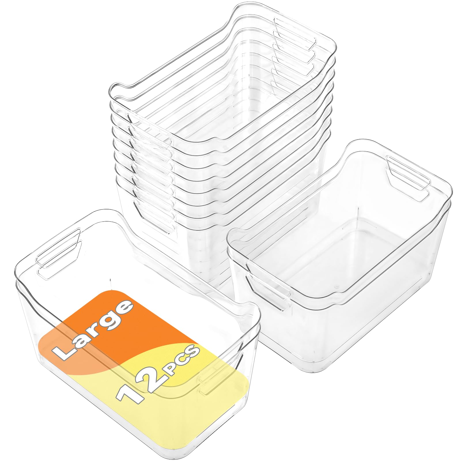 AntStep organizadores-despensa transparentes, visualización rápida de snacks.