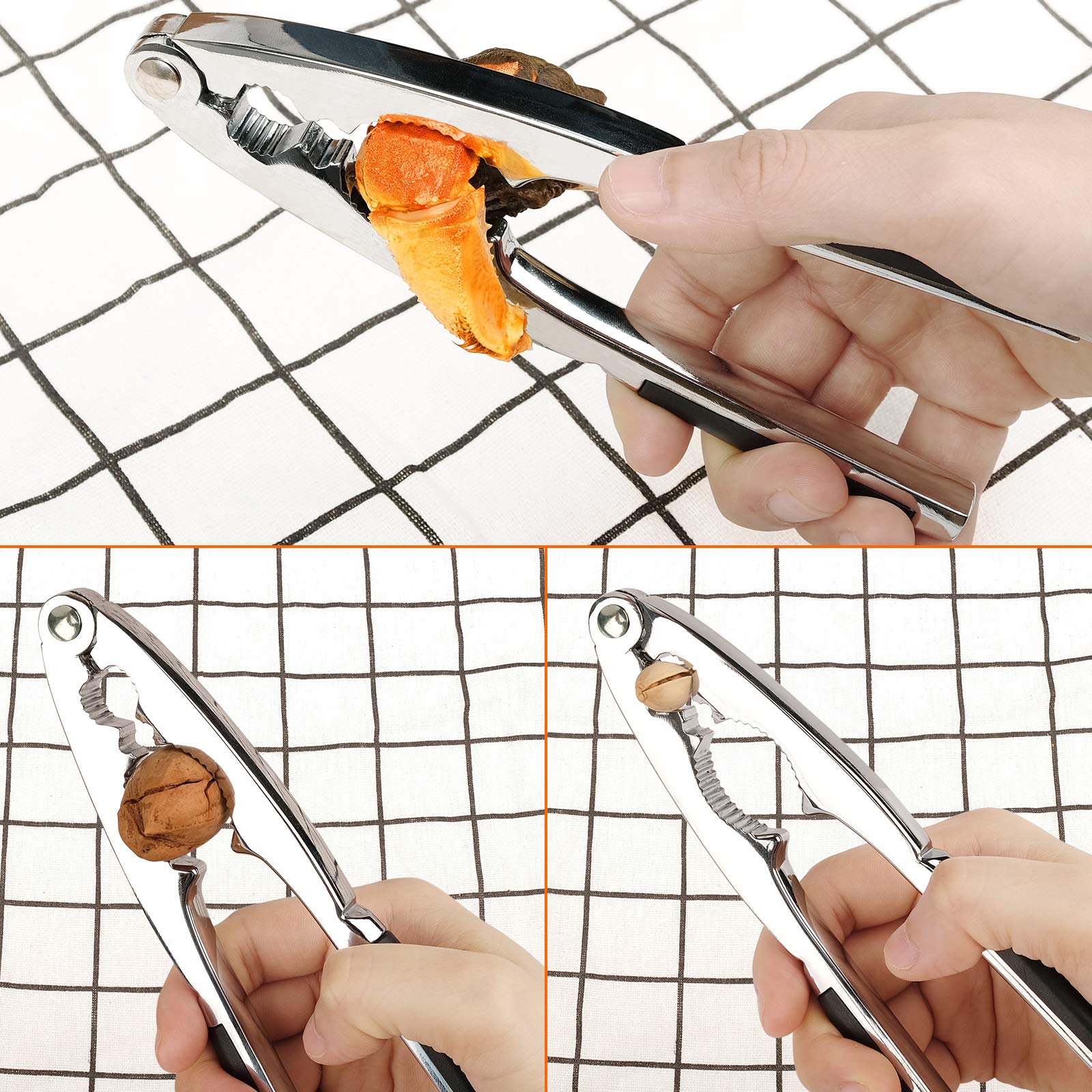 Anwenk cascanueces con mango antideslizante para uso diario.