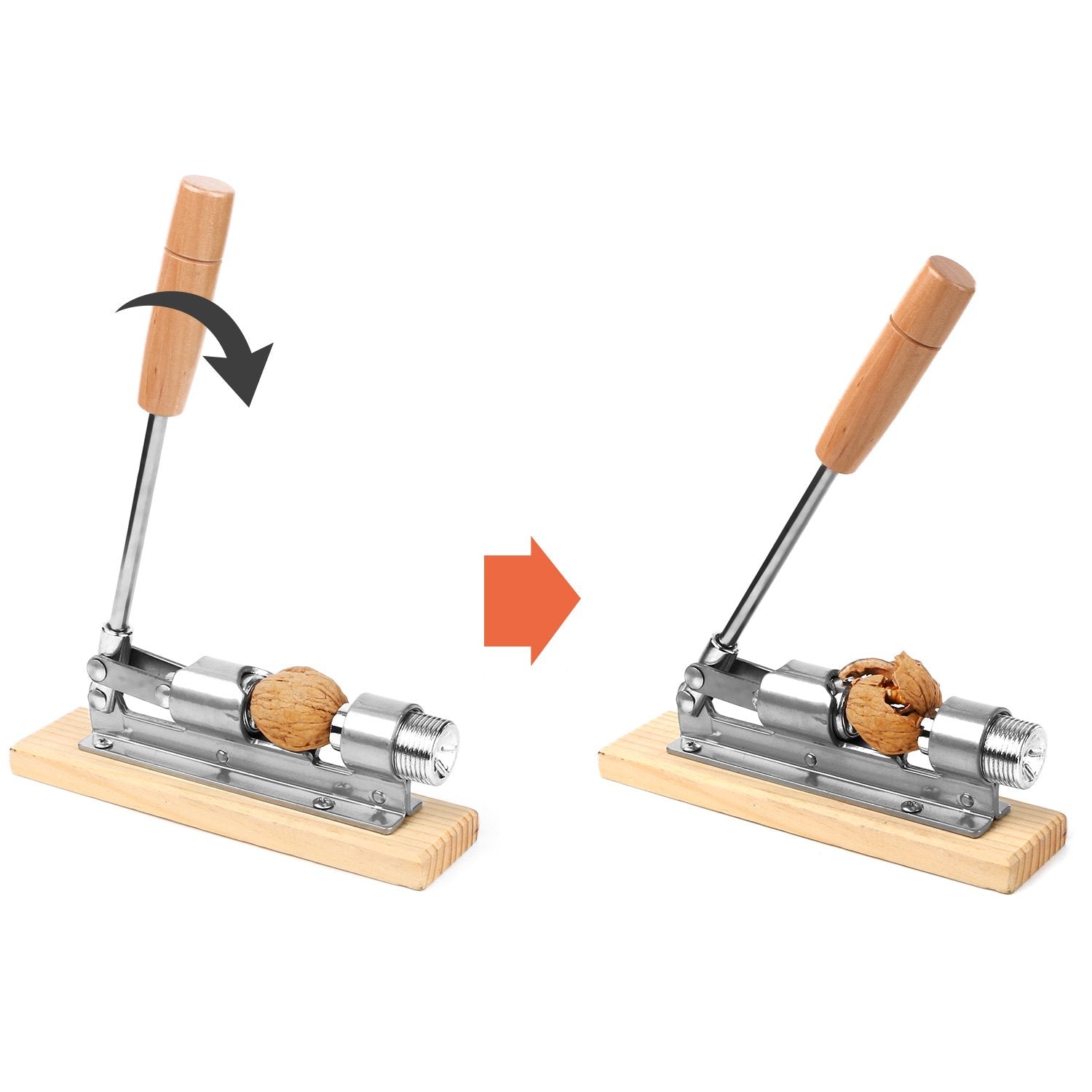 Anwenk abrel-nueces con cono ajustable para diferentes tamaños.