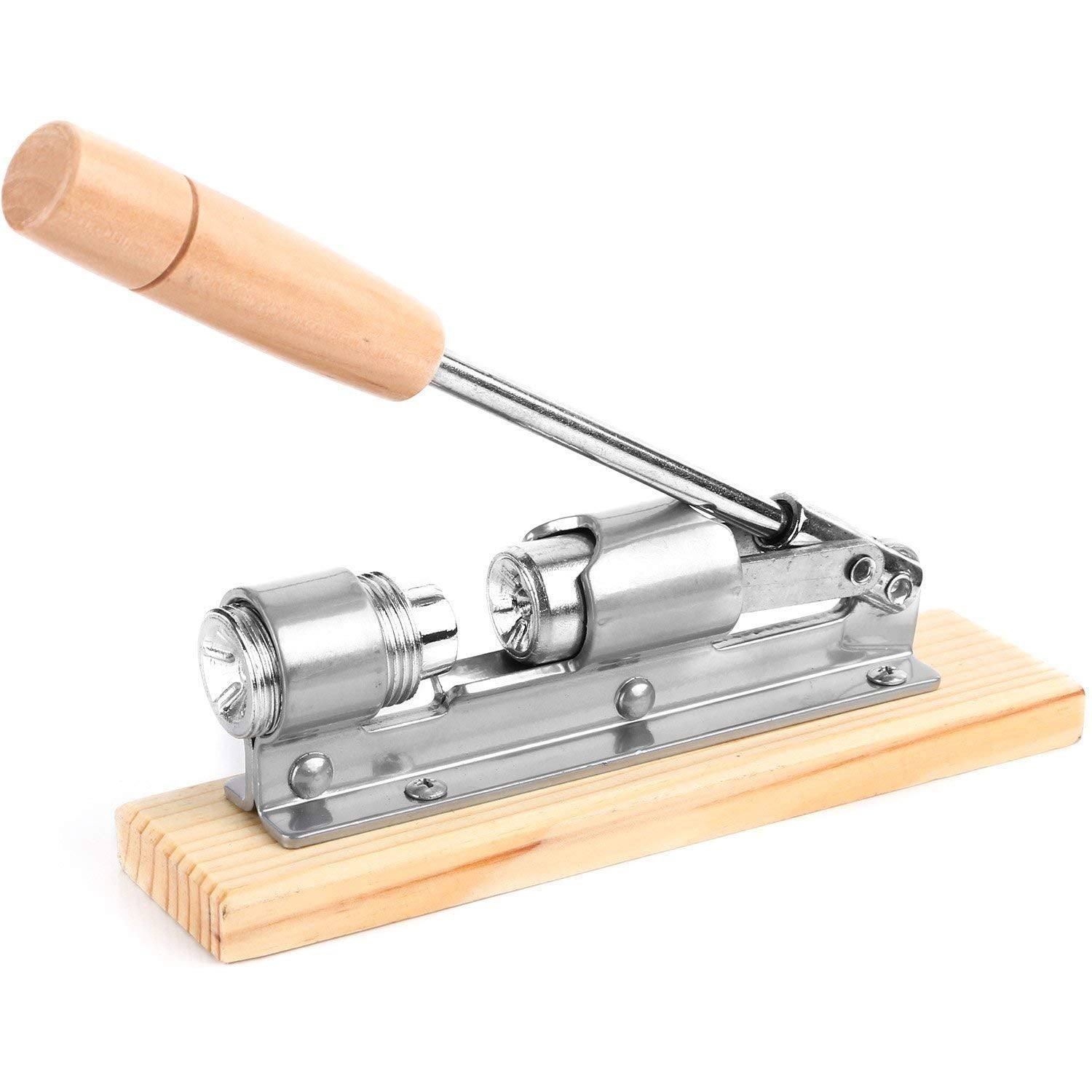 Anwenk abrel-nueces con base de madera estable para uso diario.