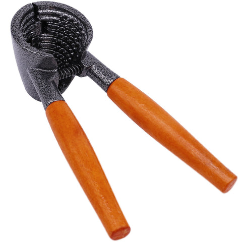 Anwenk quebrador de nueces con mango de madera, agarre cómodo para cracking.