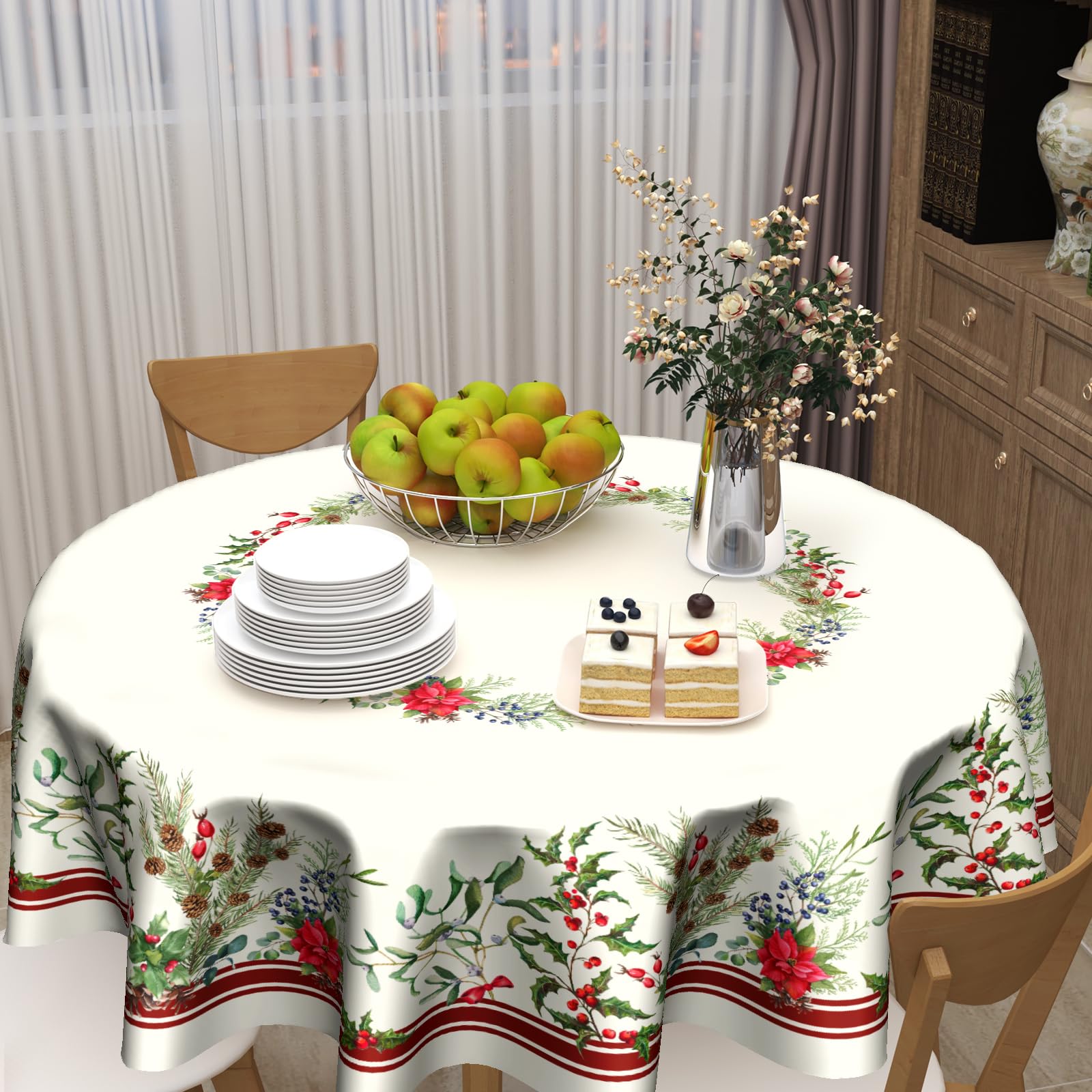 Mantel Anyako decoración de mesa para ocasiones festivas