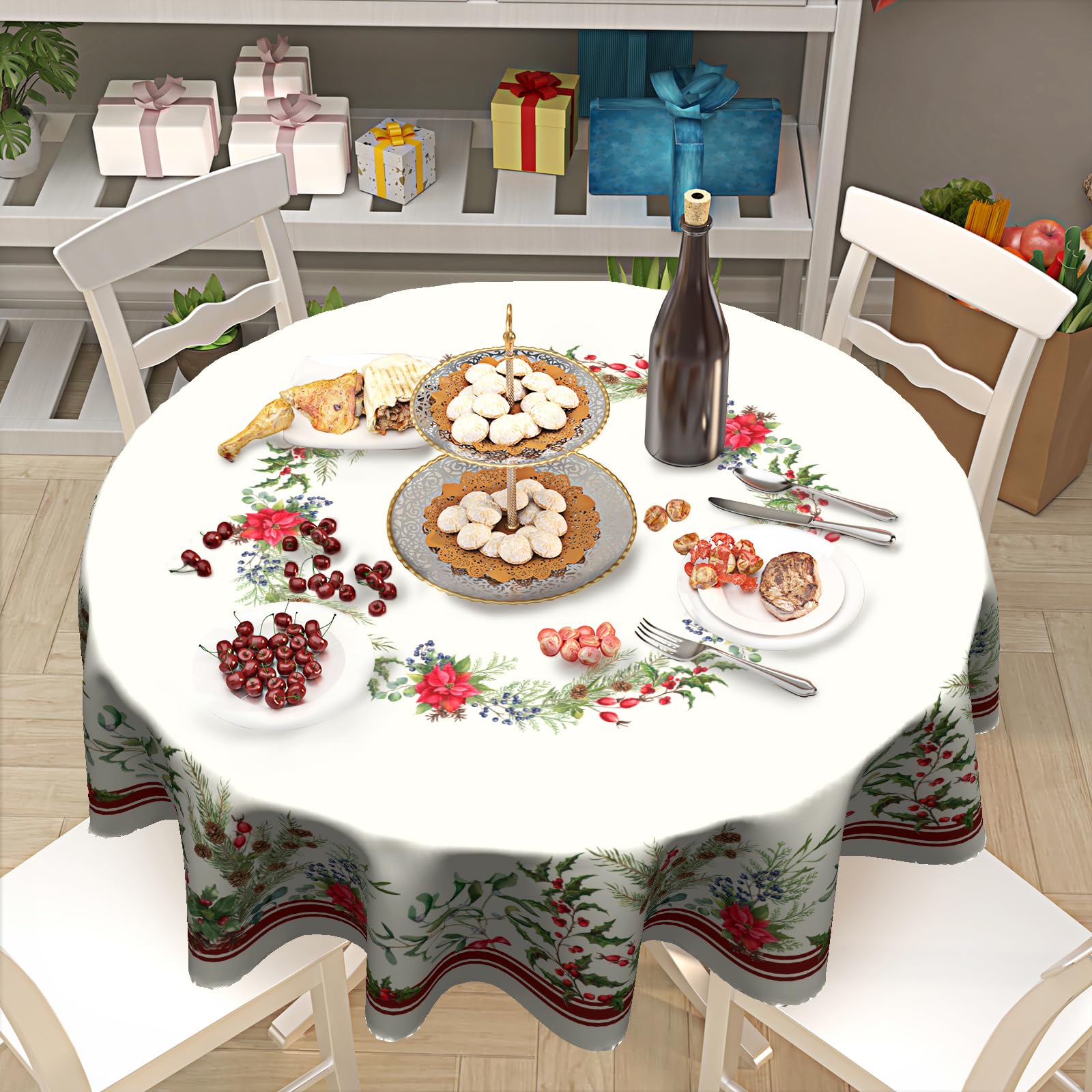 Mantel Anyako para buffet y cenas protege la superficie