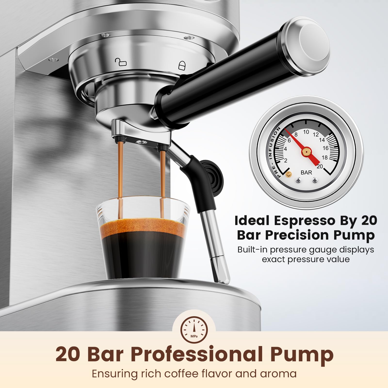 ANYCOLD vaporizador de leche para latte art suave y espumoso