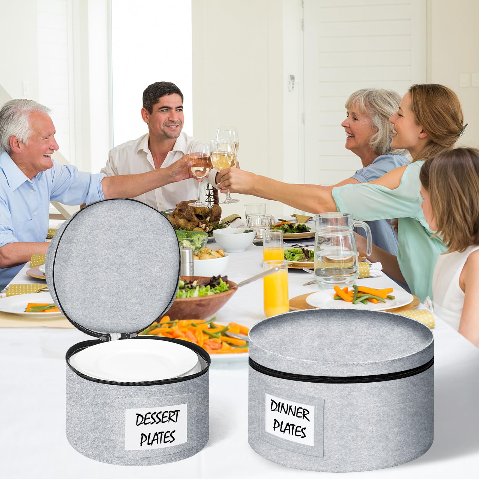 Anycosy diseño apilable ahorra espacio en armarios de cocina.