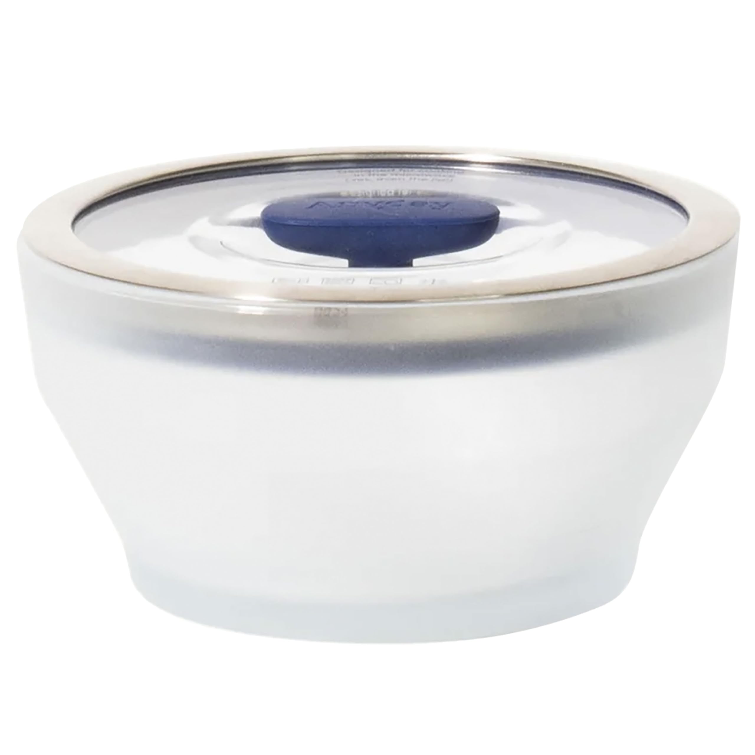 Anyday 4 tazas contenedor cristal para microondas sin plástico