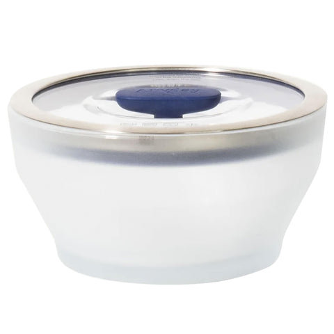 Anyday 4 tazas contenedor cristal para microondas sin plástico