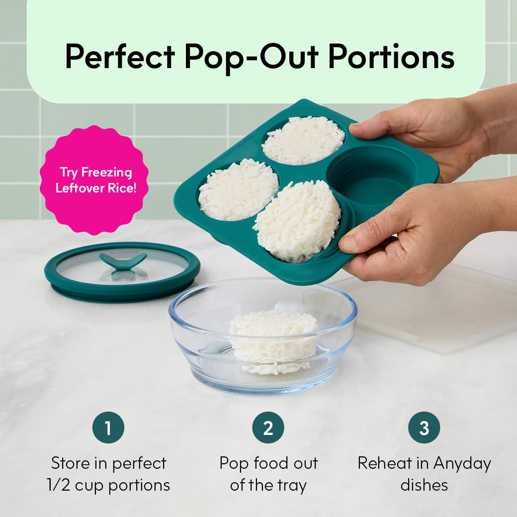 Anyday congelar para microondas, porciones listas en minutos.