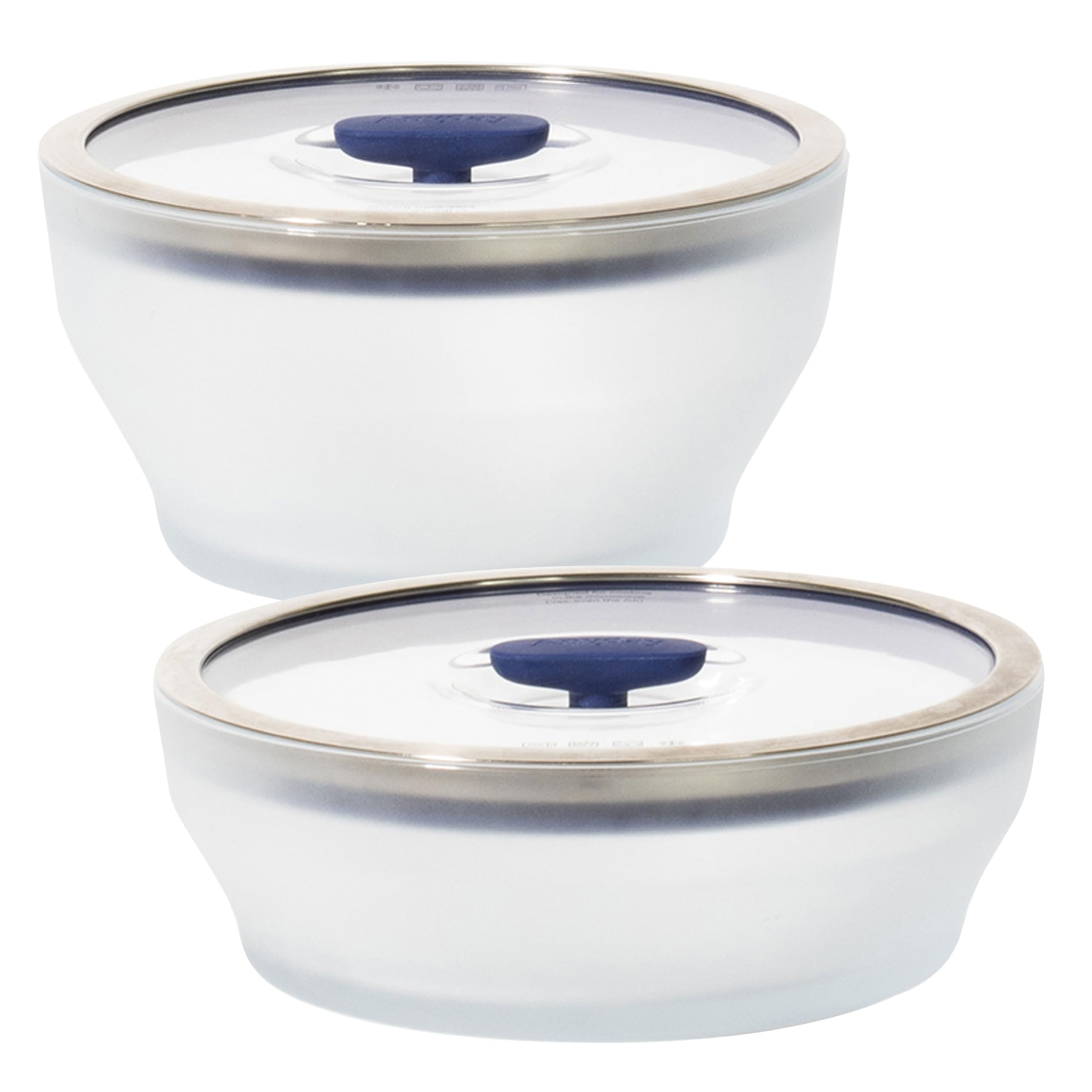 Anyday conjunto de 4 piezas para microondas, almacenamiento práctico sin plástico