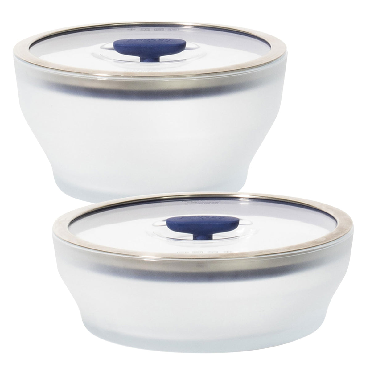 Anyday conjunto de 4 piezas para microondas, almacenamiento práctico sin plástico
