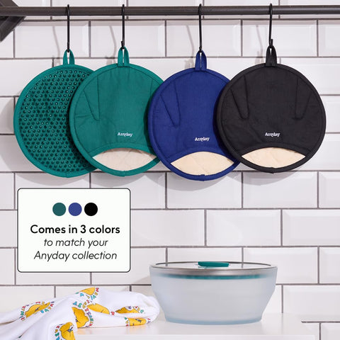 Anyday set de 2 guantes: cocina práctico y fácil de usar.