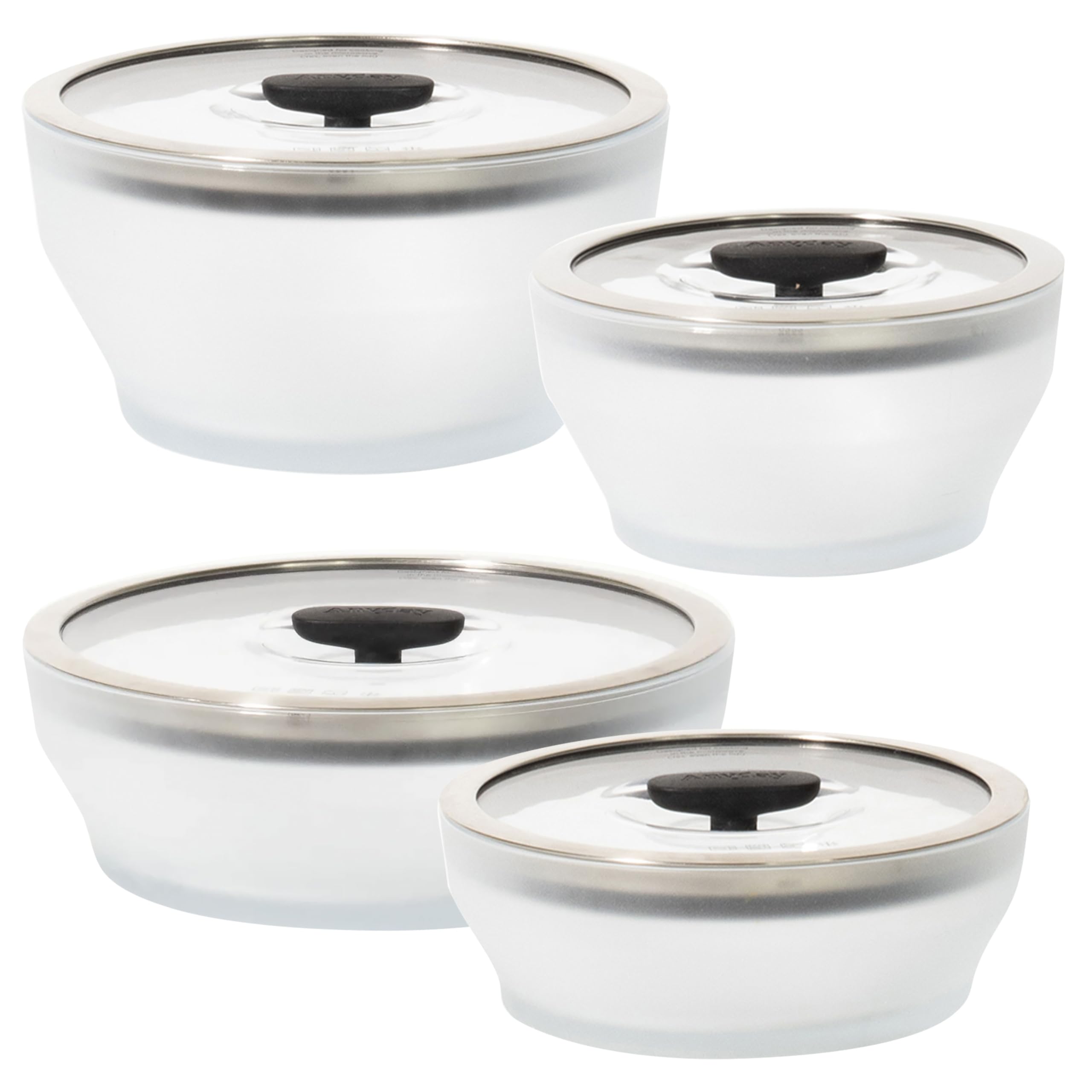 Anyday set-vidrio-apto-microondas grande: recipientes para recalentar comidas fácilmente