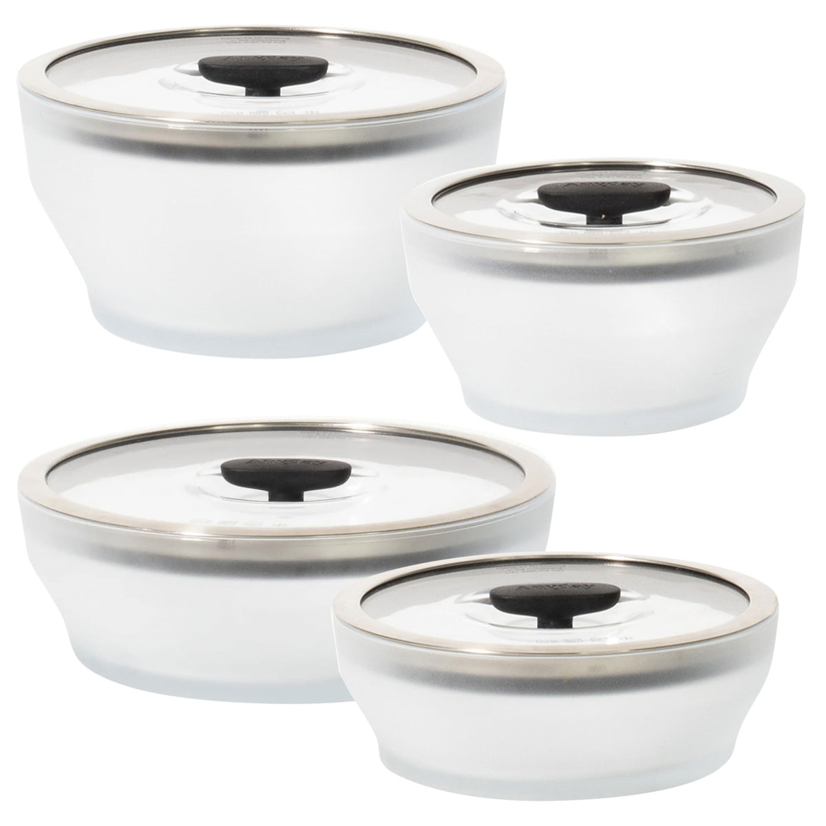 Anyday set-vidrio-apto-microondas grande: recipientes para recalentar comidas fácilmente