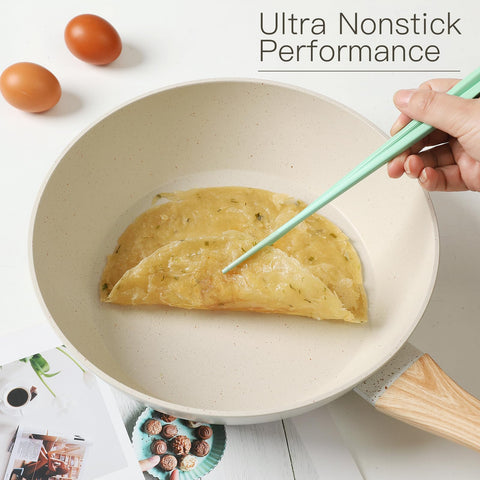 Anymark olla 1.5 qt con tapa, ideal para salsas o caldos rápidos.