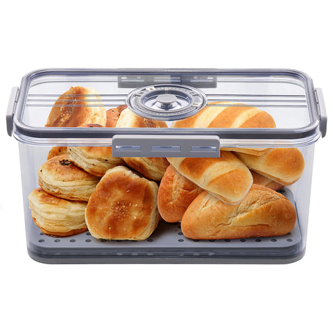 ANYPROLUS caja de pan, vista frontal, facilita ver el estado del pan.